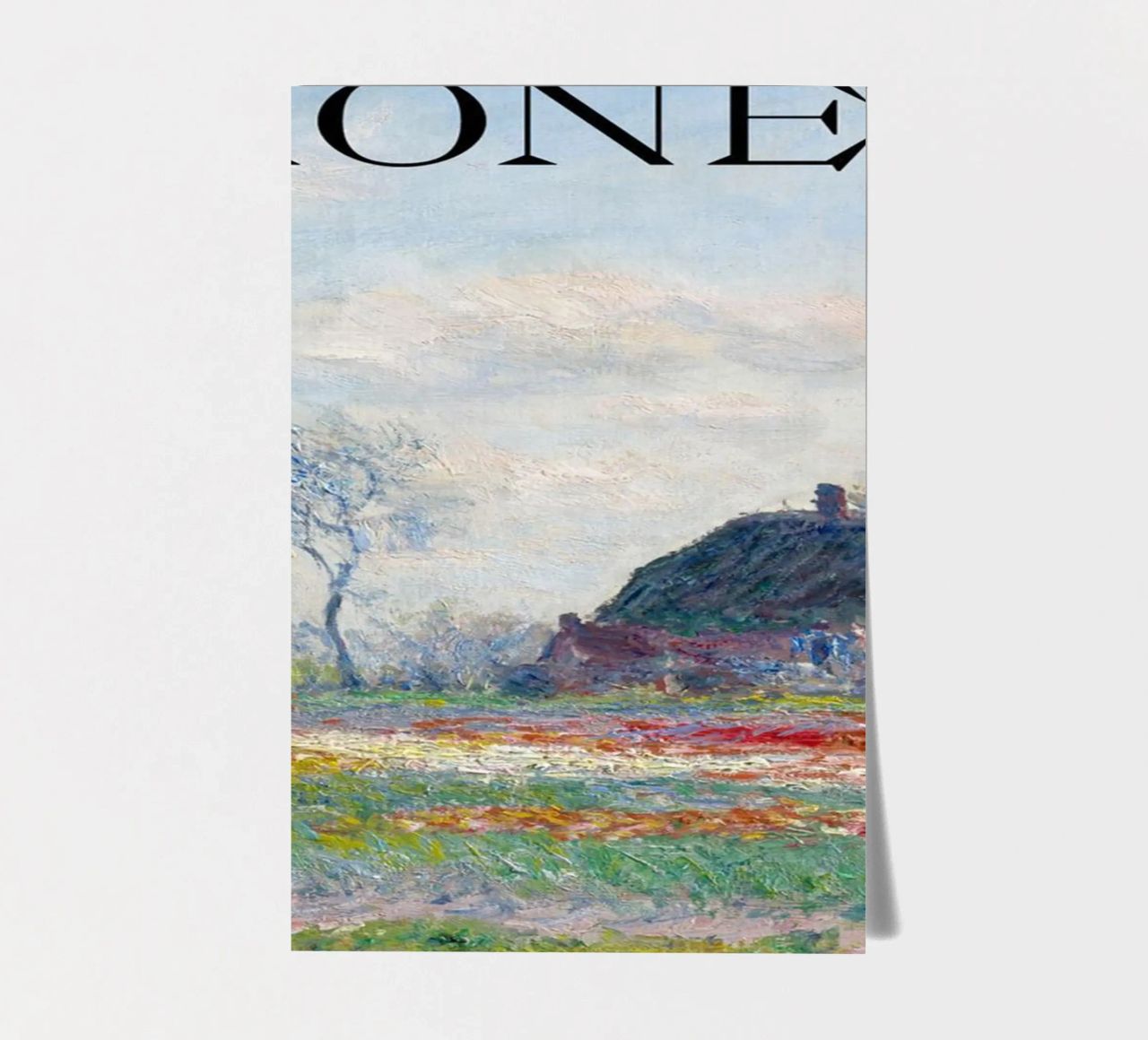 die natürliche schönheit der landschaft wiesen claude monet Stickerbogen von belong shop