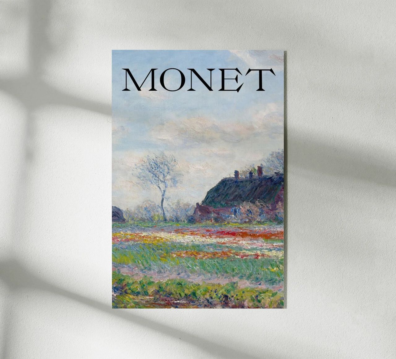 die natürliche schönheit der landschaft wiesen claude monet Acryl-Glas von belong shop