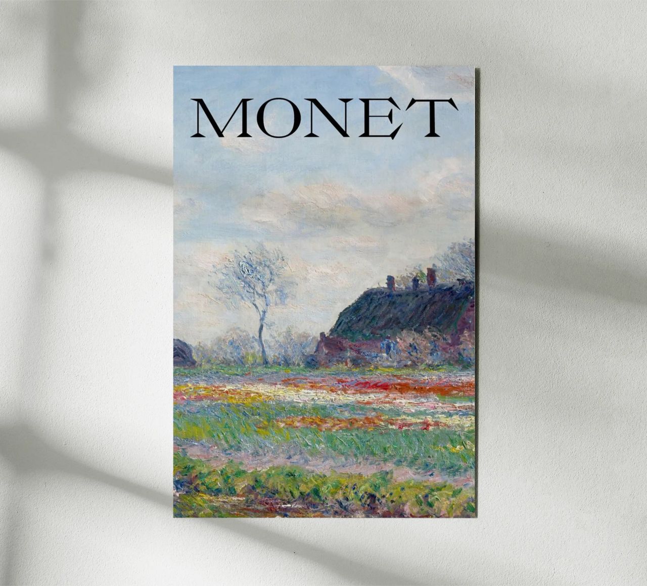 die natürliche schönheit der landschaft wiesen claude monet Alu-Dibond von belong shop