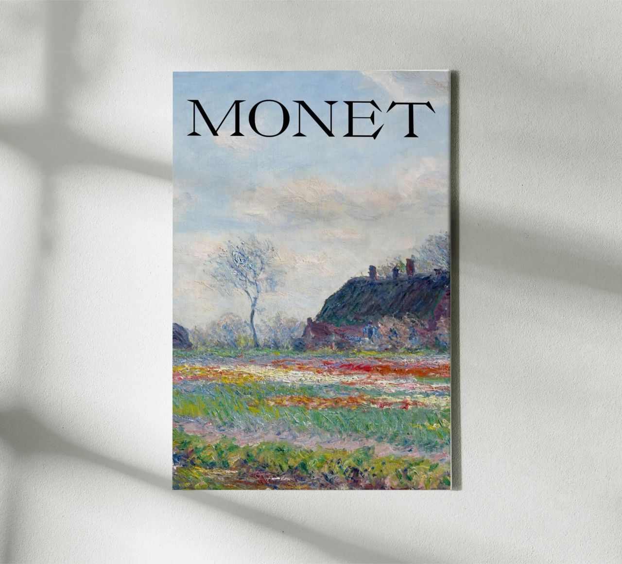 die natürliche schönheit der landschaft wiesen claude monet Leinwand von belong shop