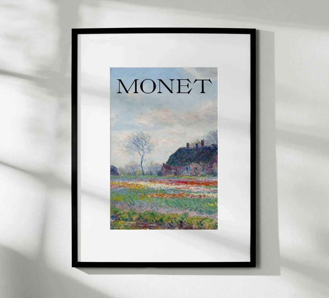 die natürliche schönheit der landschaft wiesen claude monet Poster von belong shop