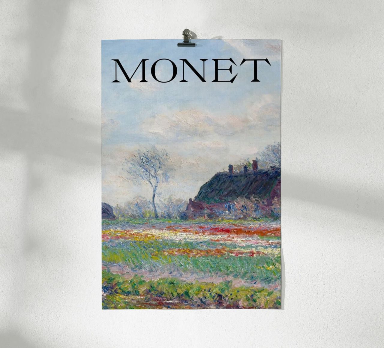die natürliche schönheit der landschaft wiesen claude monet Poster von belong shop