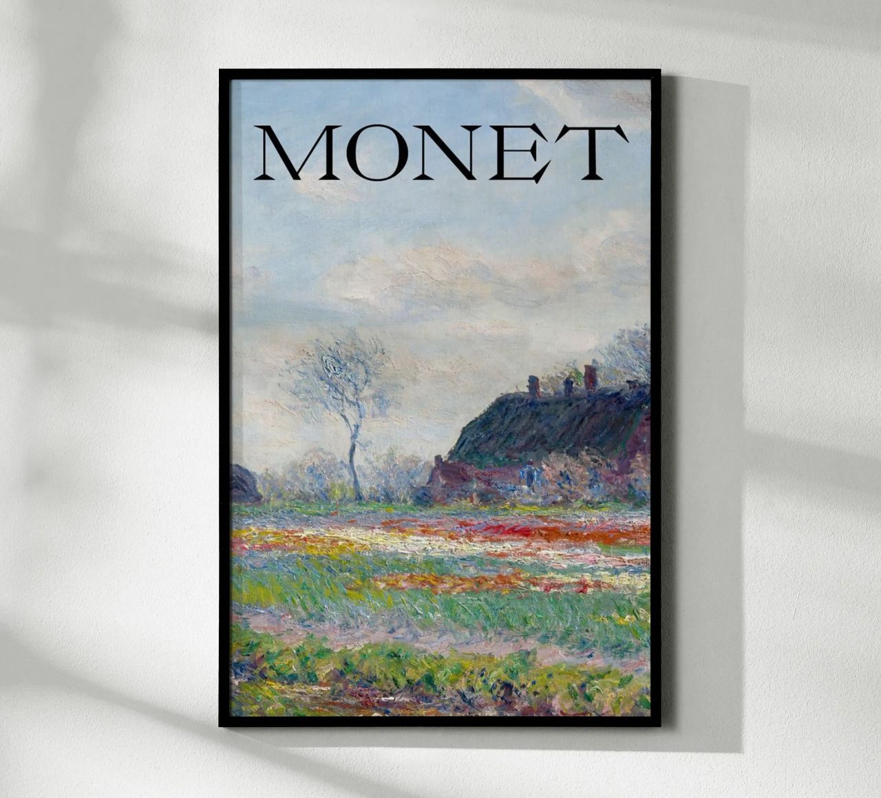 die natürliche schönheit der landschaft wiesen claude monet Poster von belong shop