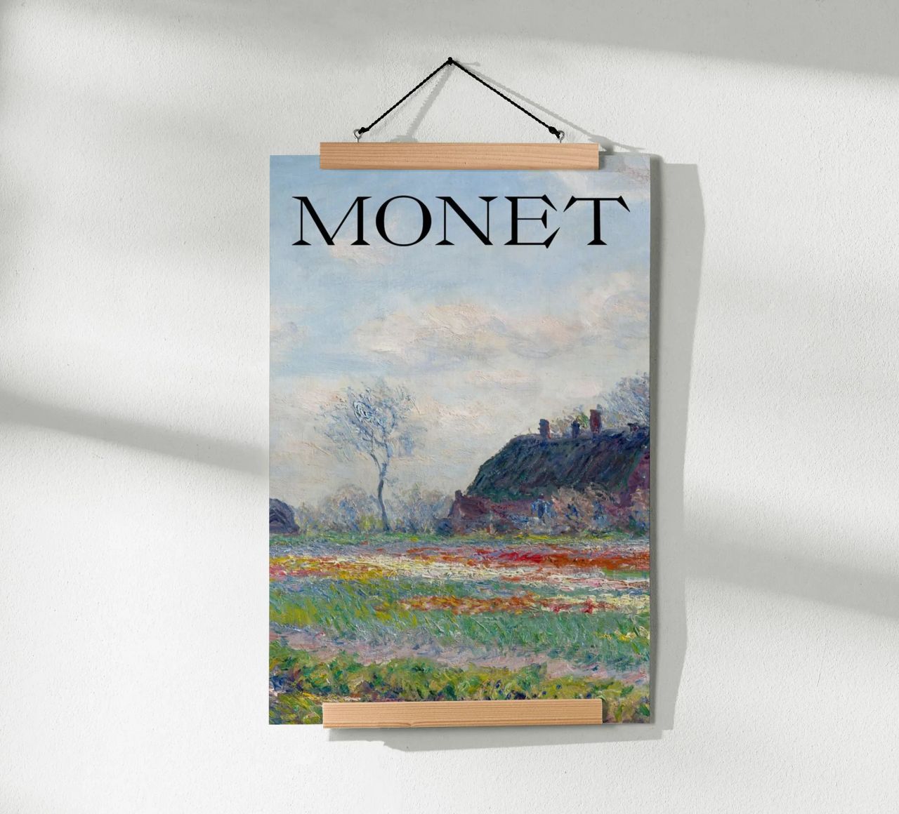 die natürliche schönheit der landschaft wiesen claude monet Poster von belong shop