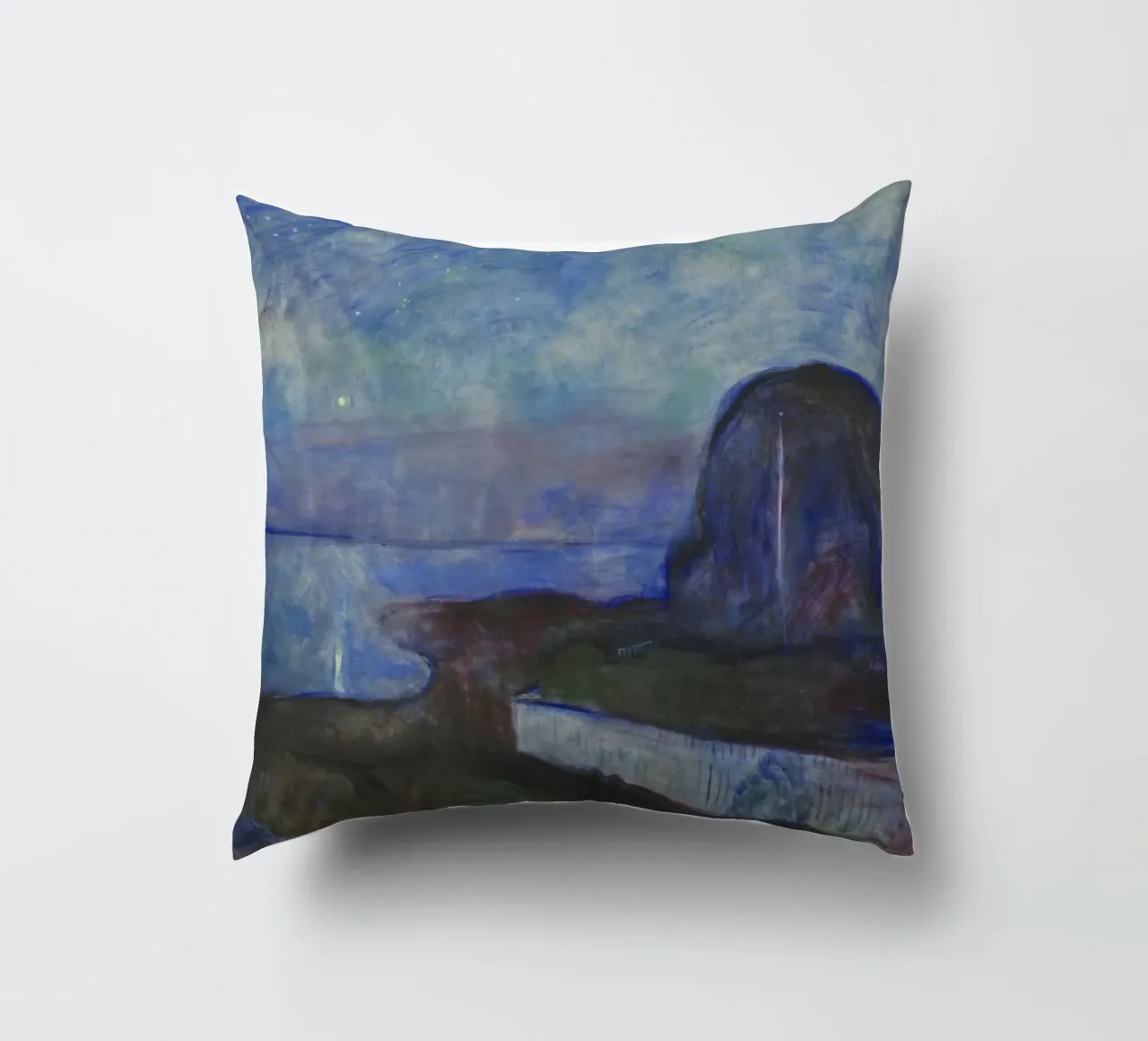 Edvard Munch - Notte stellata (1893) cuscino da Wirla