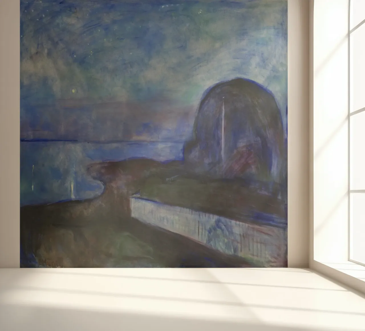Edvard Munch – Starry Night (1893) photo wallpaper by Wirla
