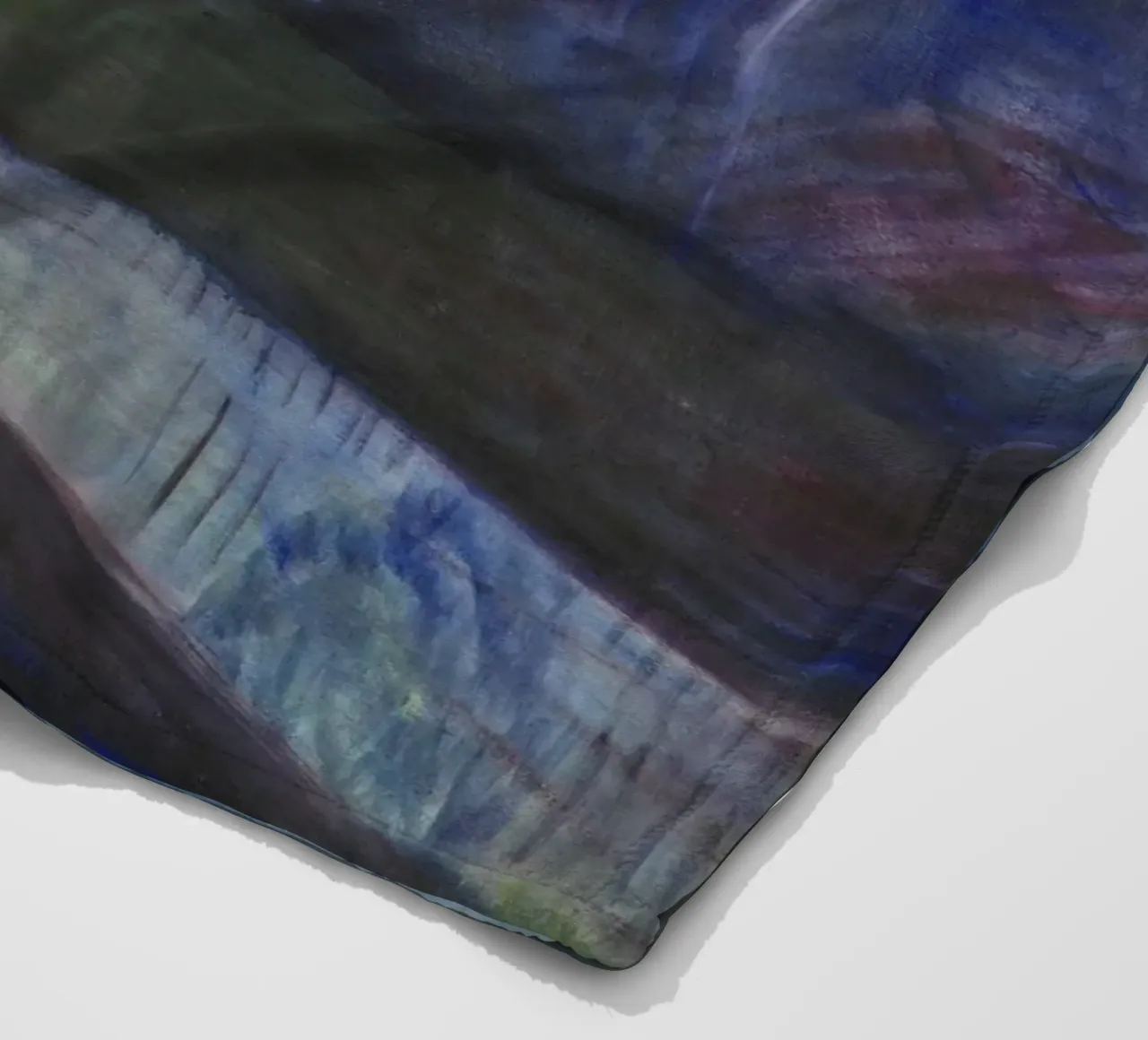 Edvard Munch - Notte stellata (1893) coperta in pile da Wirla