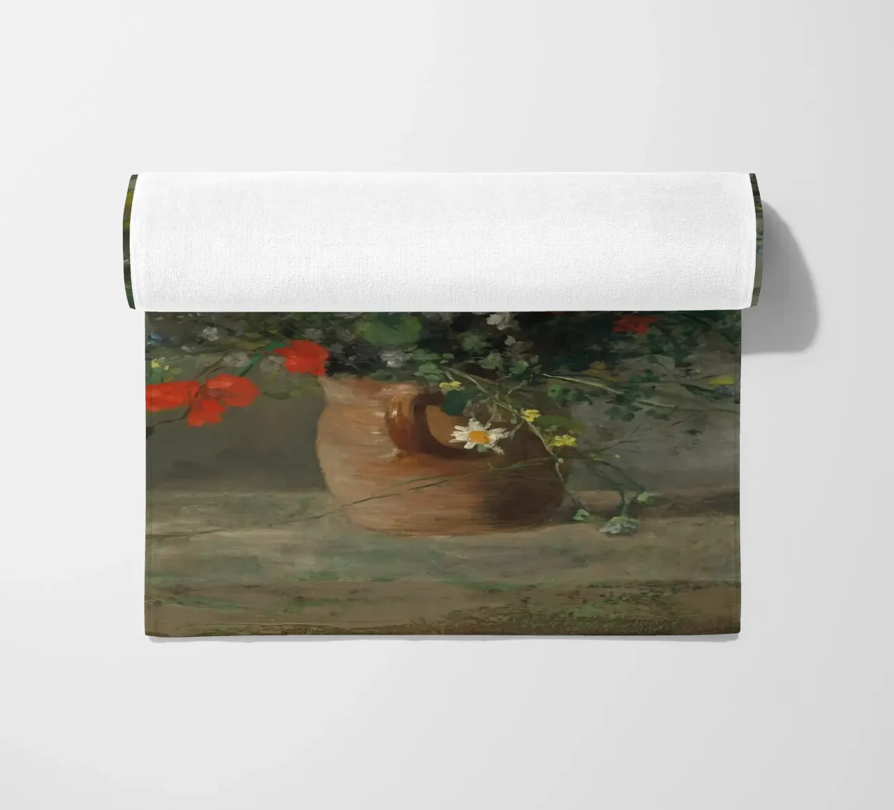 Pierre-Auguste Renoir - Fiori in un vaso (1866 ca.) telo mare da Wirla