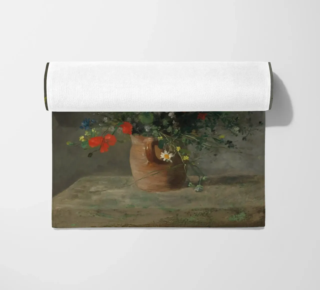 Pierre-Auguste Renoir - Fiori in un vaso (1866 ca.) telo mare da Wirla