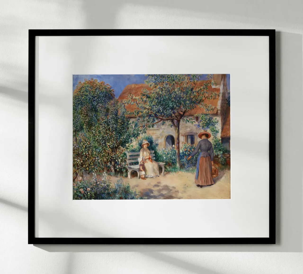 Pierre-Auguste Renoir - In Bretagna (1886) carta hahnemühle da Wirla