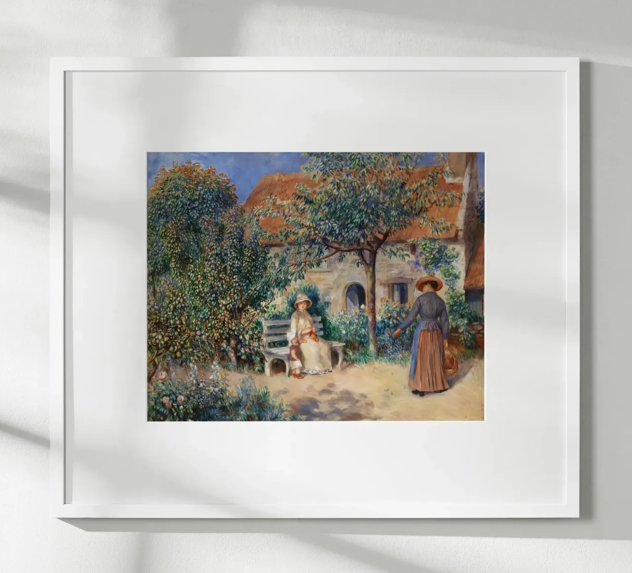 Pierre-Auguste Renoir - In Bretagna (1886) carta hahnemühle da Wirla