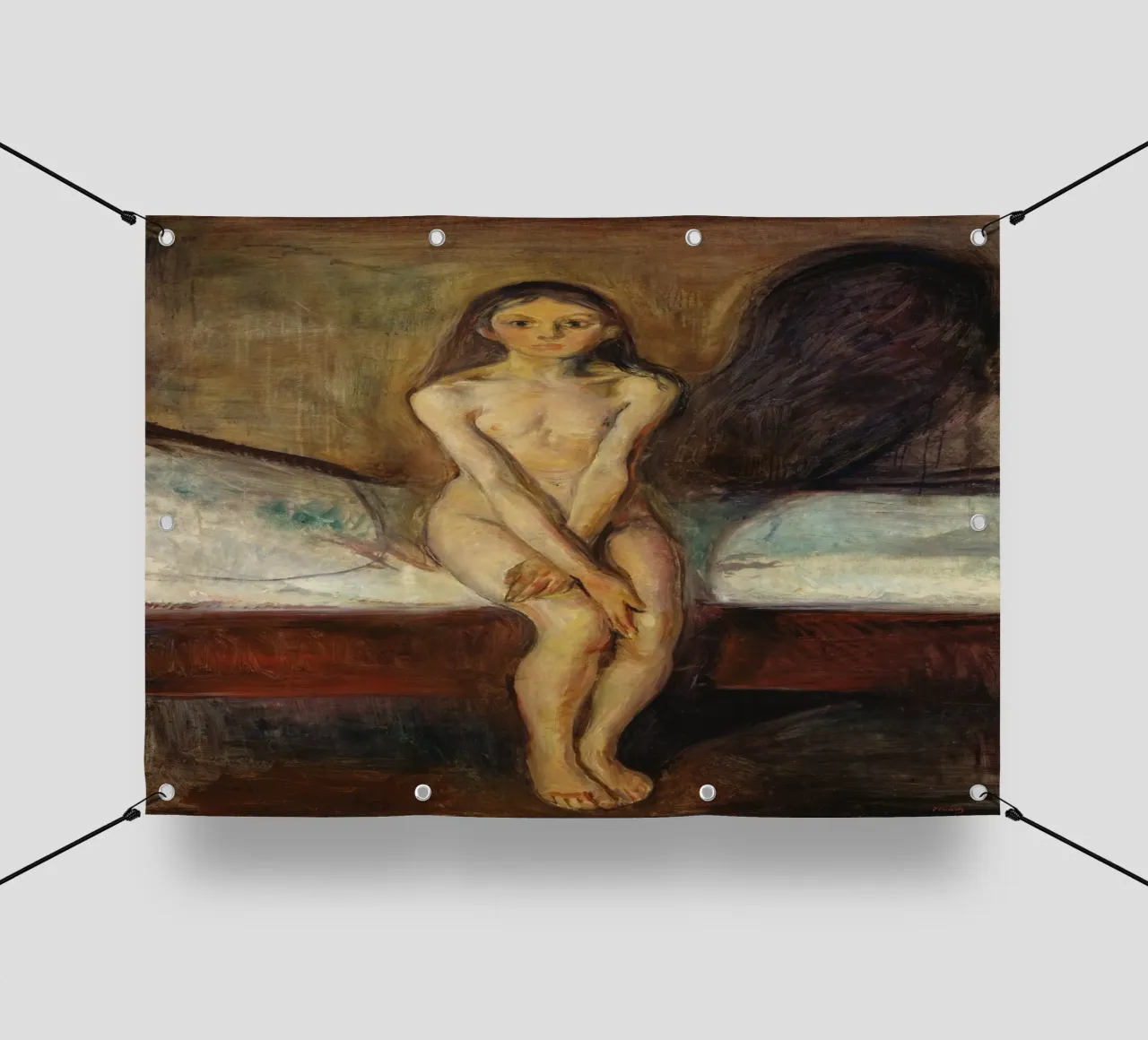 Edvard Munch - Puberty (1894-1895) pvc cover by Wirla
