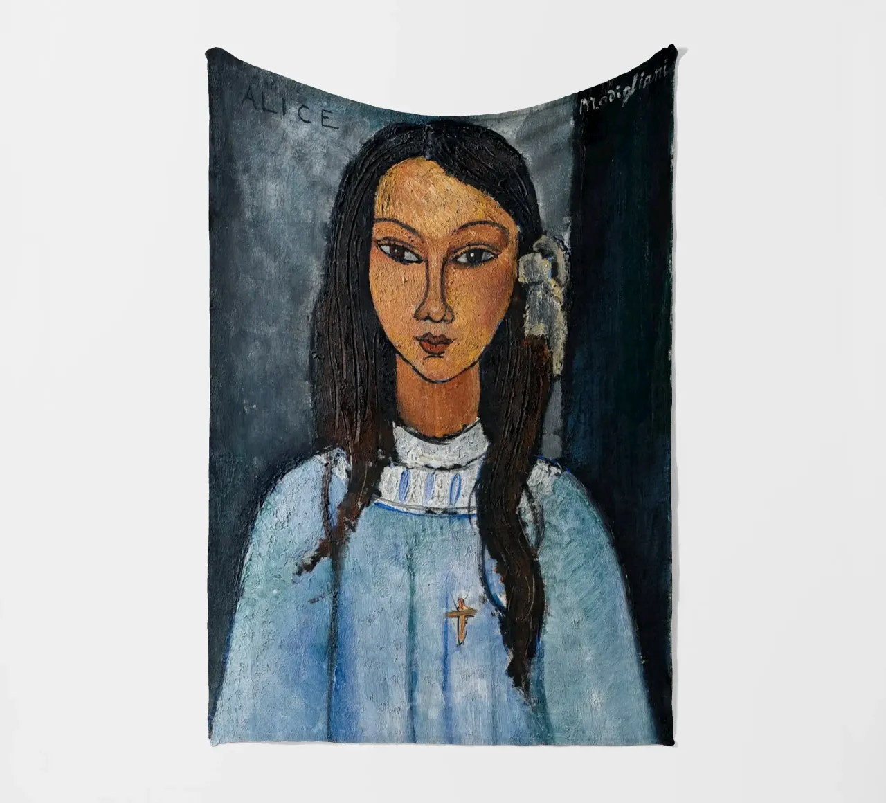 Amedeo Modigliani - Alice (1916-1919) coperta in pile da Wirla
