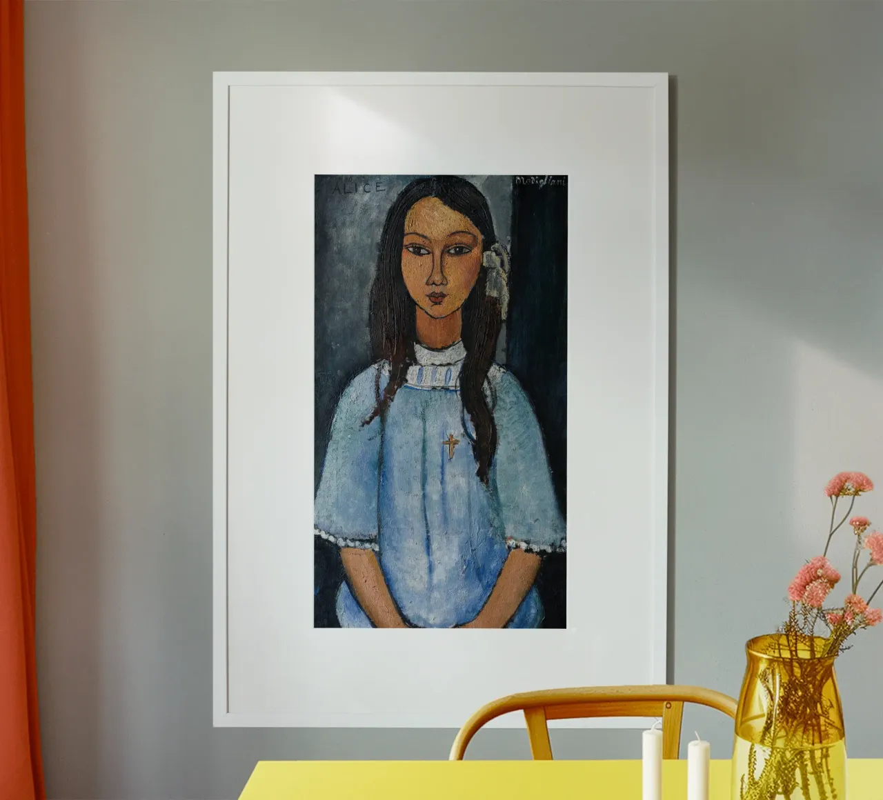 Amedeo Modigliani - Alice (1916-1919) carta hahnemühle da Wirla