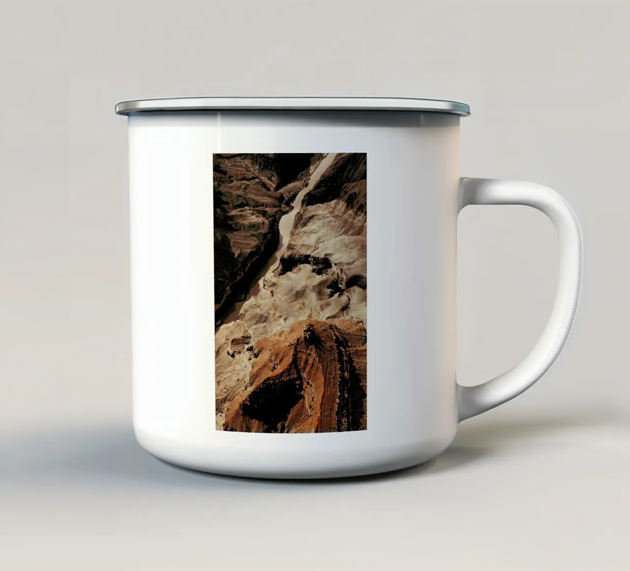 Abstract Grand Canyon Landscape tazza in smalto da Sebastian Hilgetag