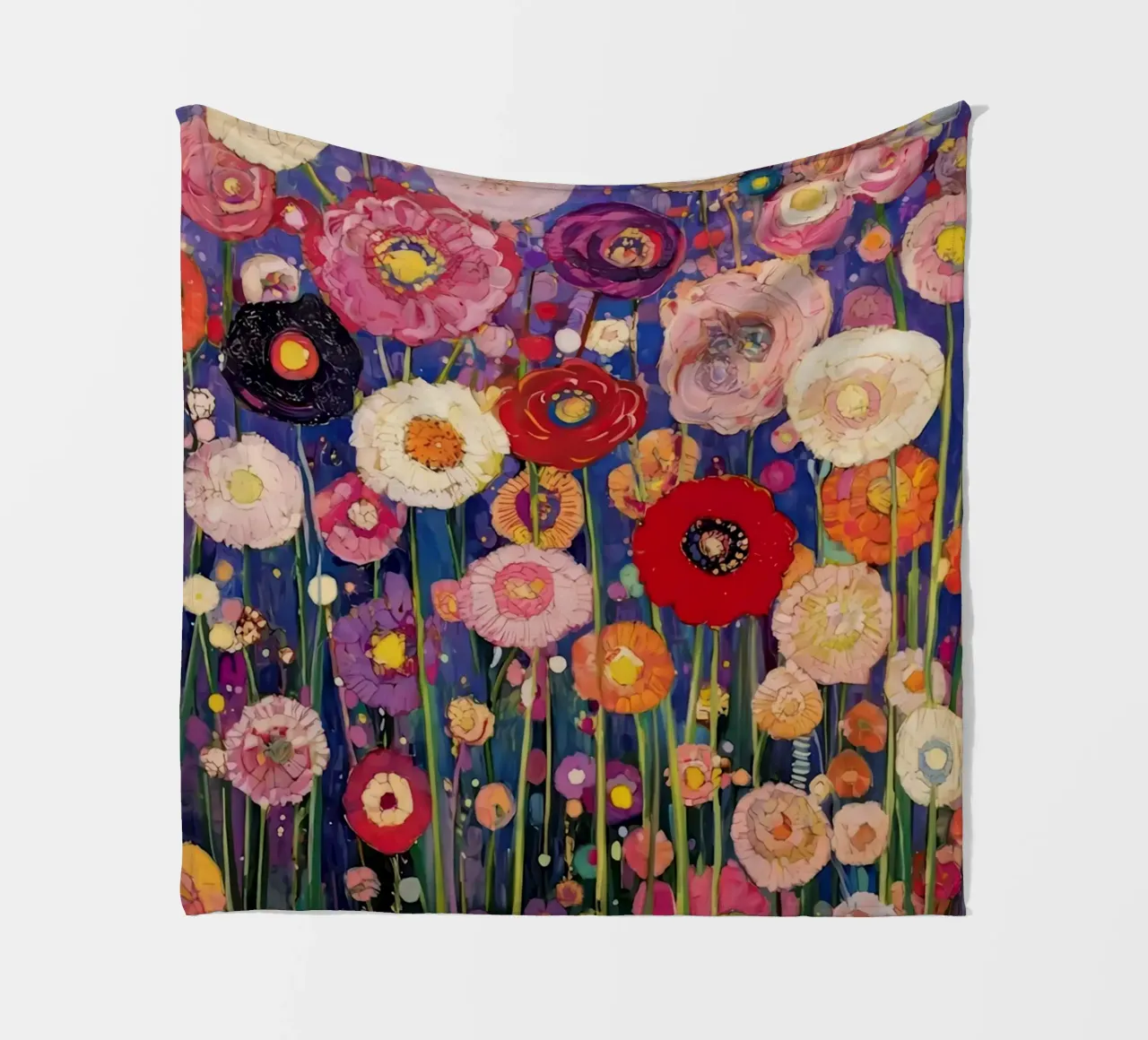 Il fiore viola si arrampica coperta in pile da D1 Shop