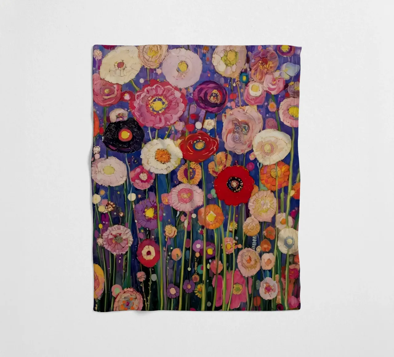 Il fiore viola si arrampica coperta in pile da D1 Shop