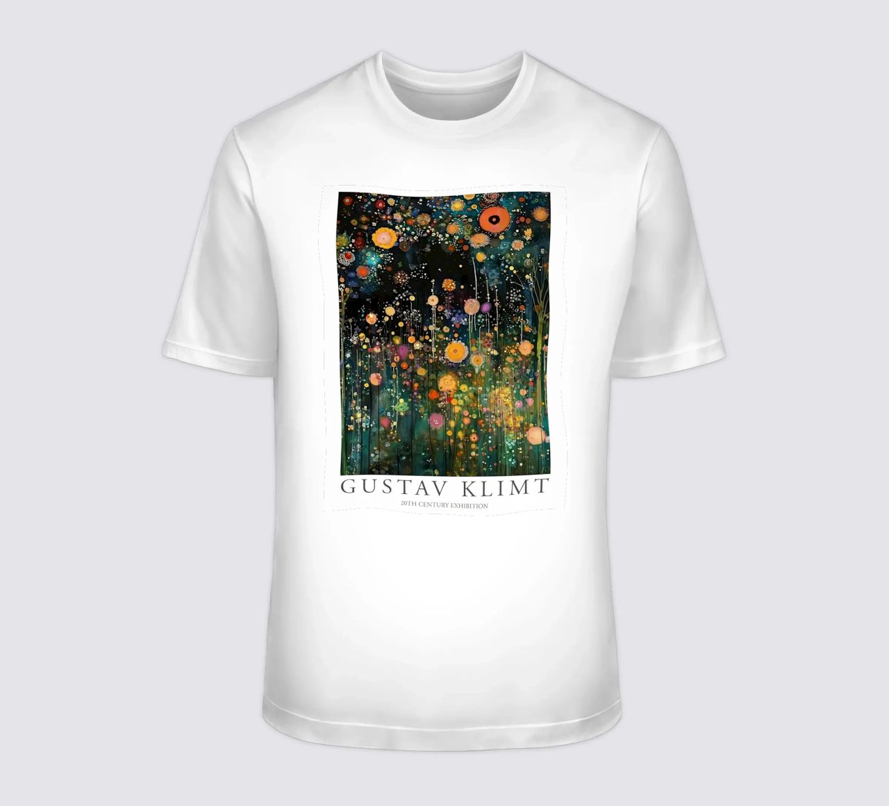 Midnight Flower Klimt T-Shirt von D1 Shop