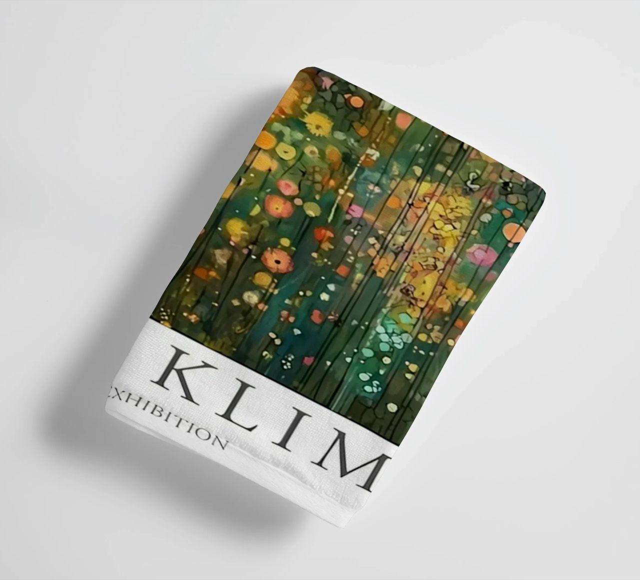 Midnight Flower Klimt Handtuch von D1 Shop