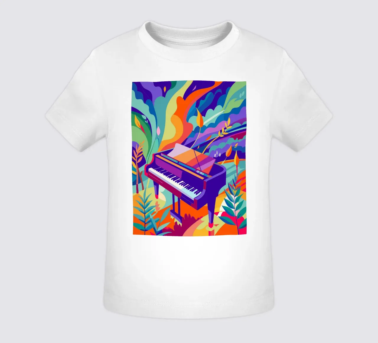 Klaviermalerei Moderne Kunst Baby T-Shirt von jasmine