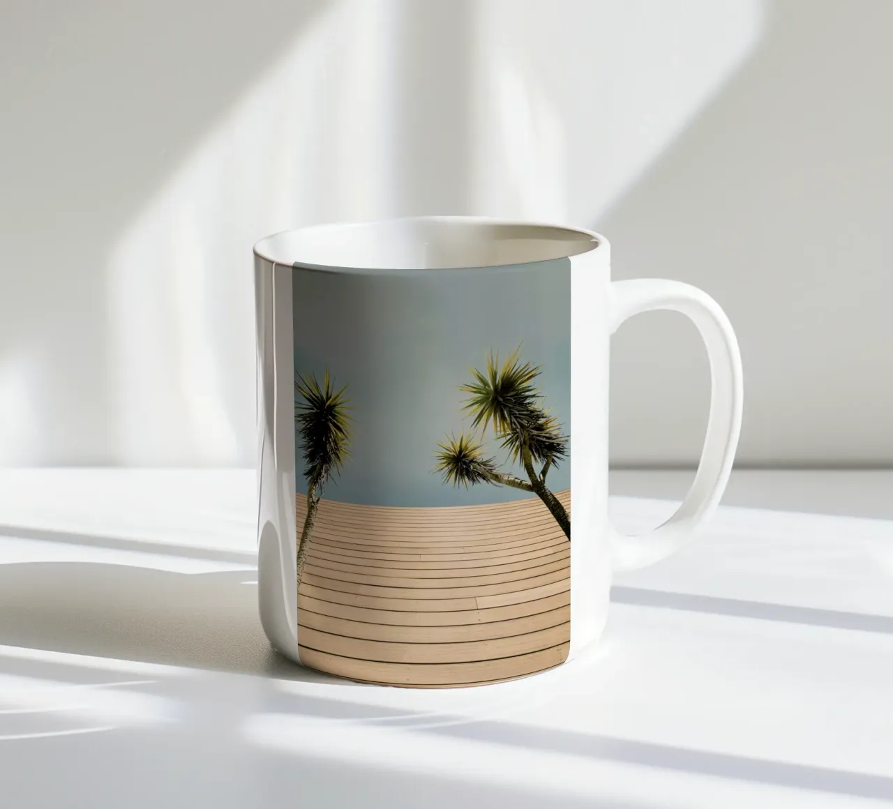 Retro Palms tazza in ceramica da Sebastian Hilgetag