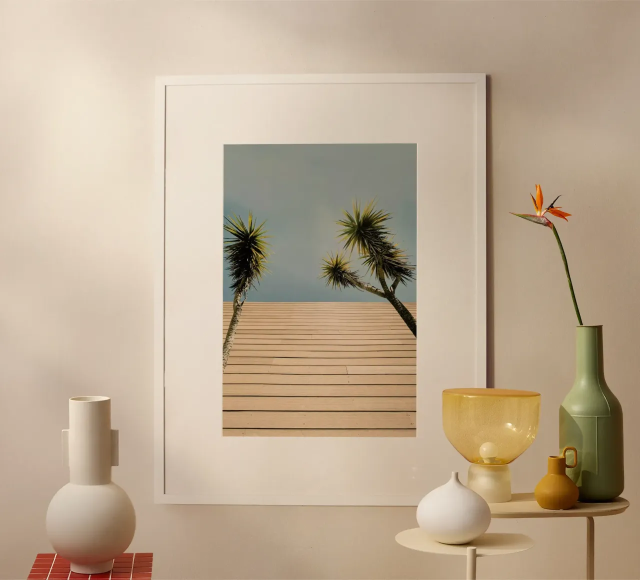 Retro Palms poster da Sebastian Hilgetag