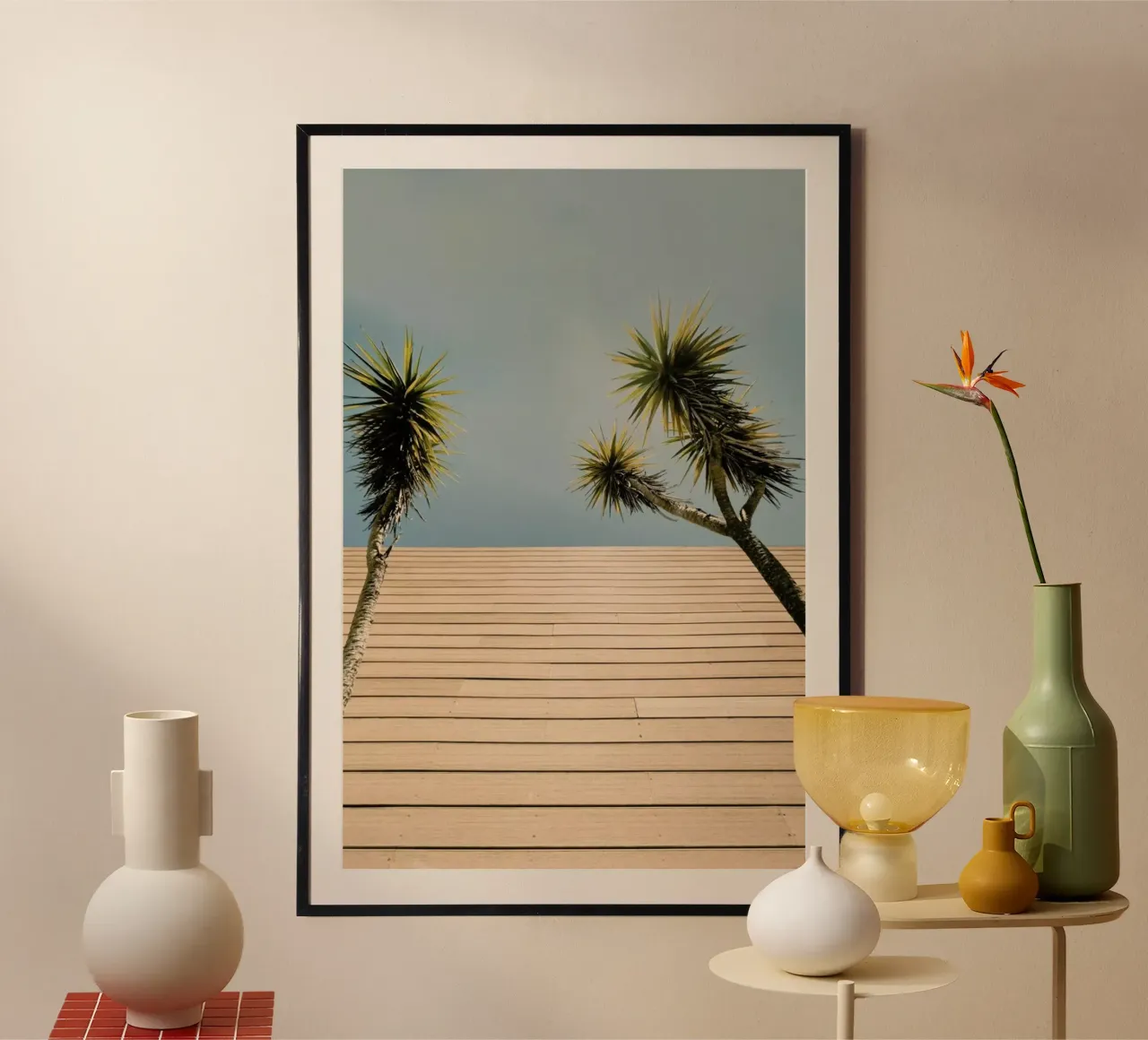 Retro Palms poster da Sebastian Hilgetag