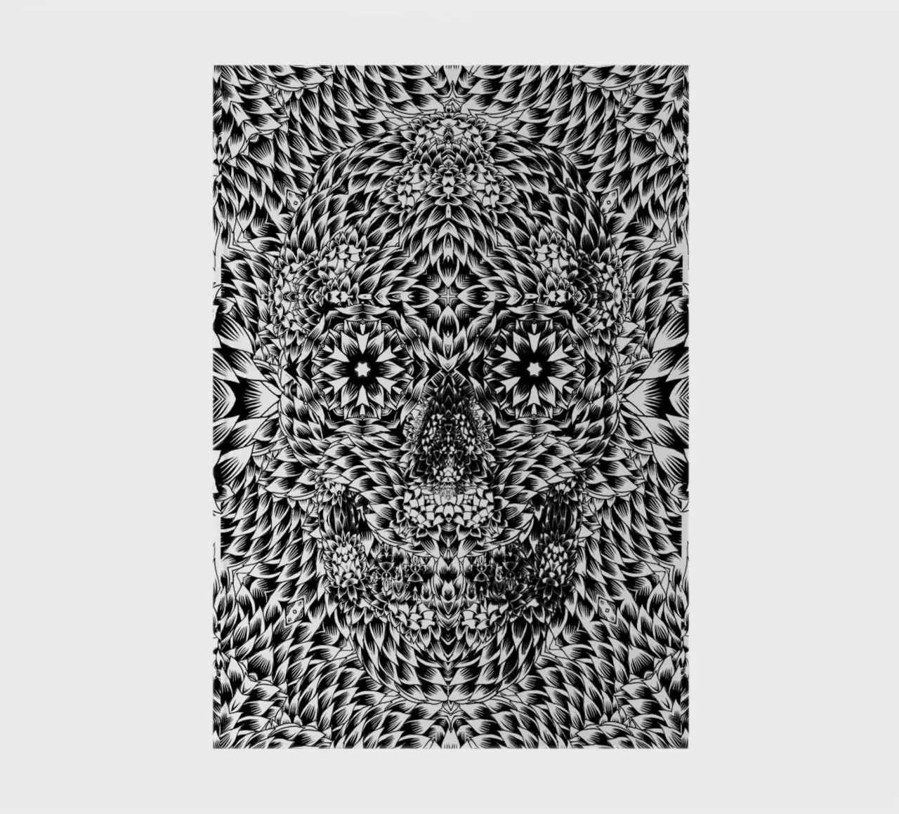 Skull 7 notebook by Ali Gulec