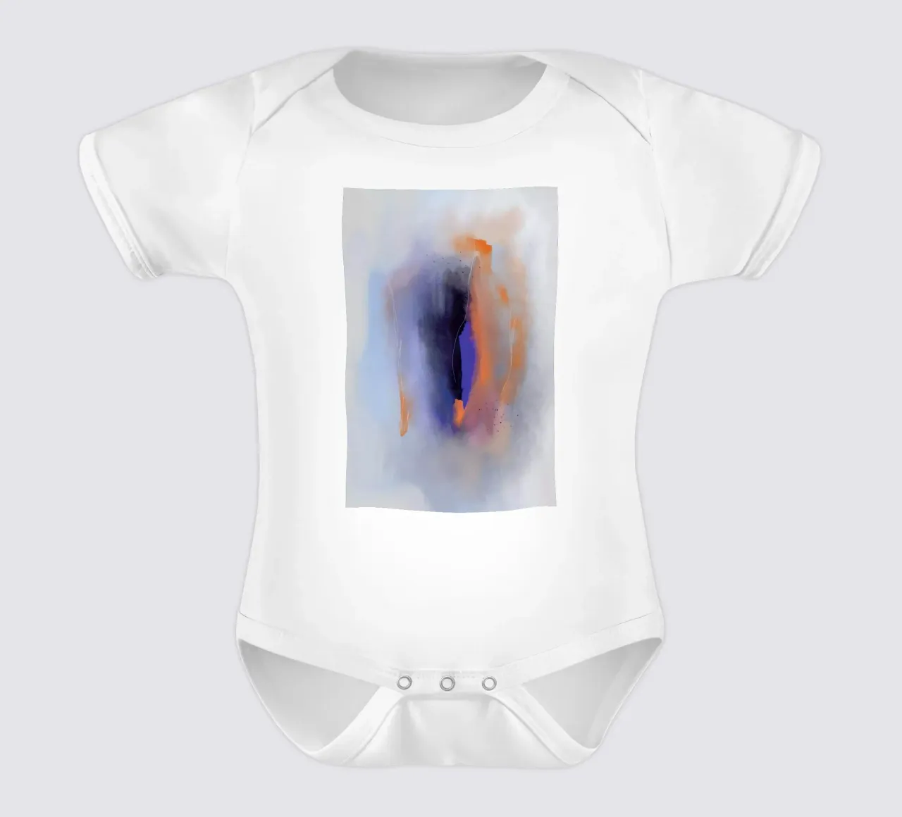 Abstract Energy body neonato maniche corte da XOXO Arte