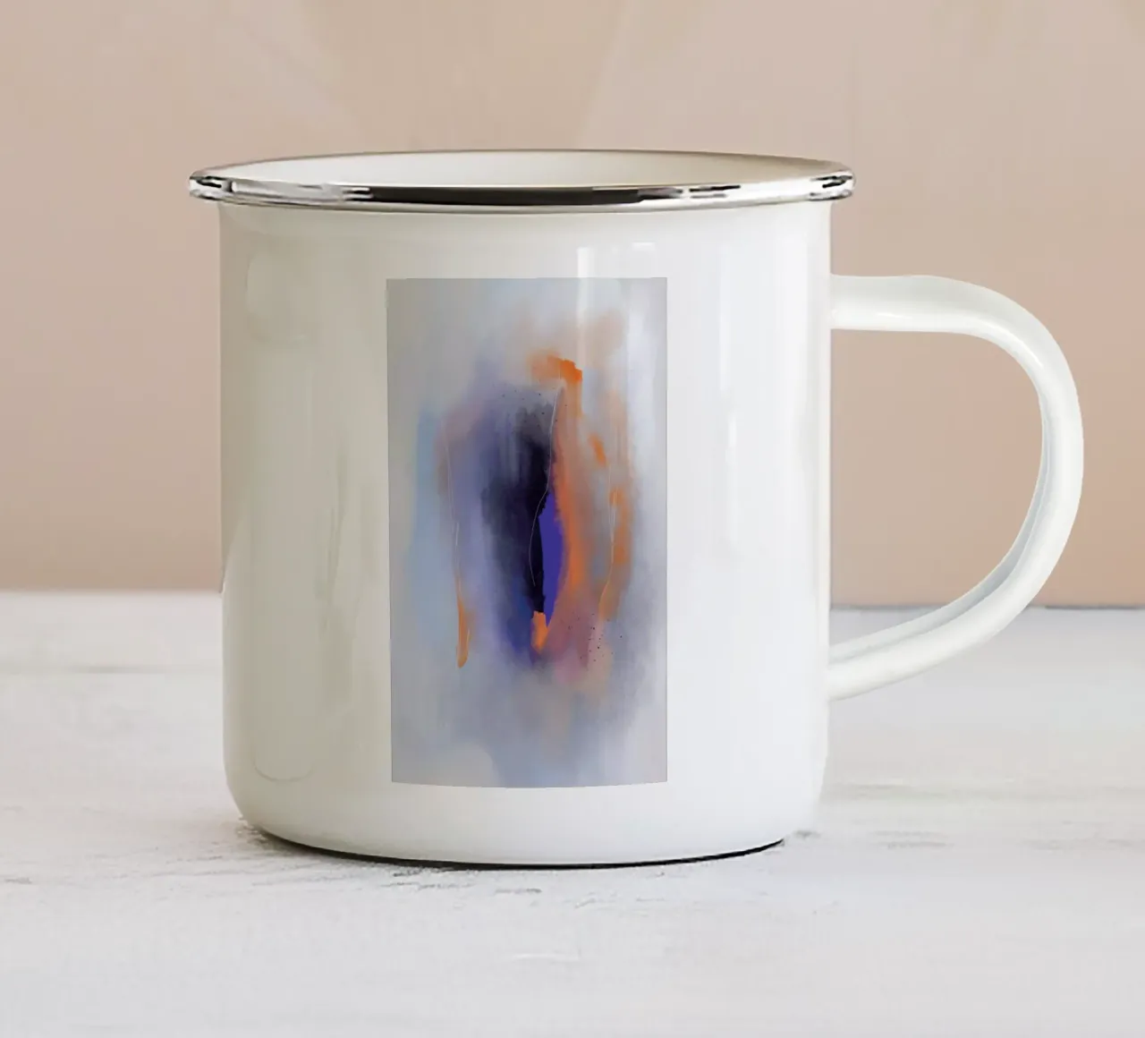 Abstract Energy tazza in smalto da XOXO Arte