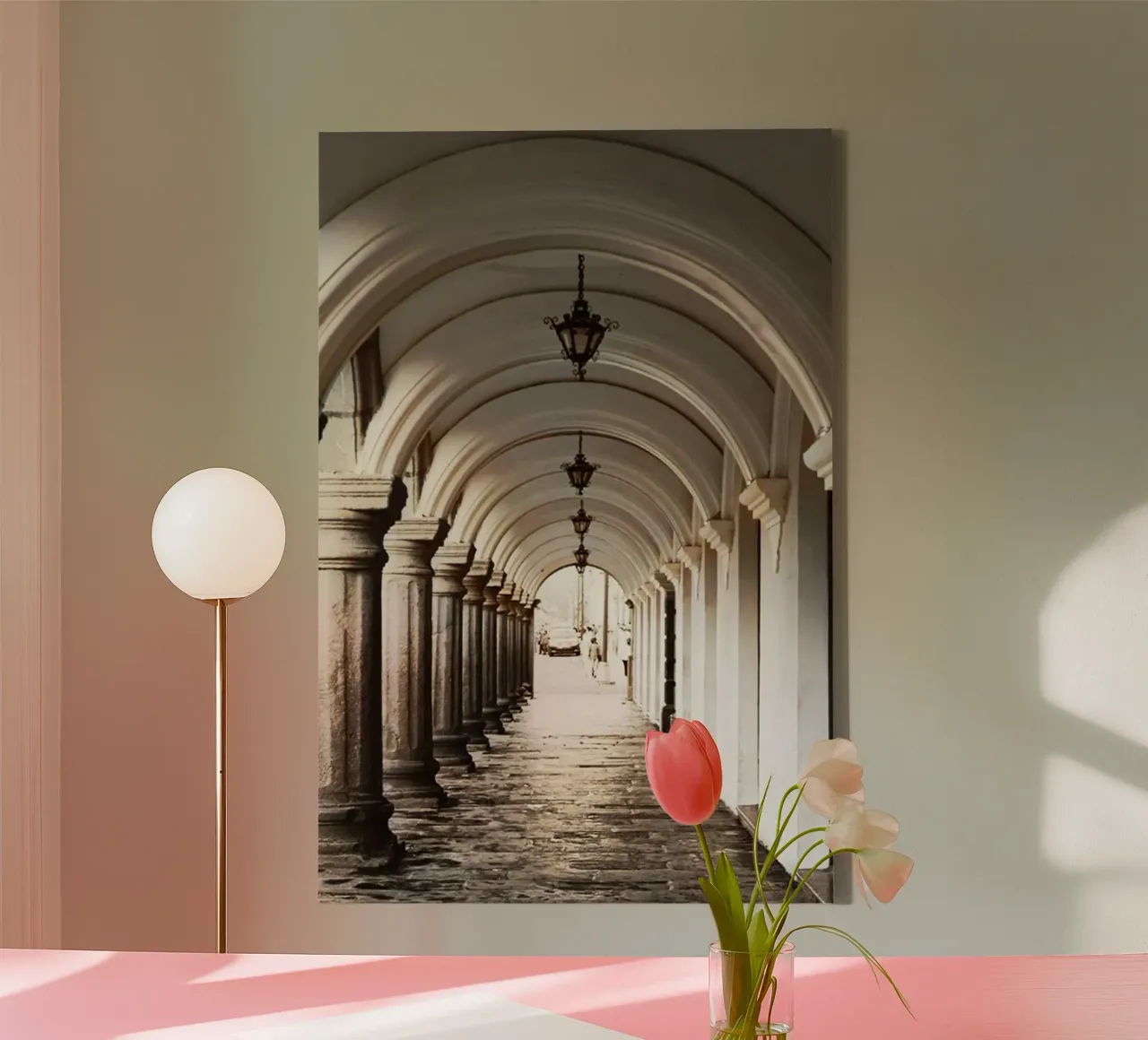 Architettura Archways Fotografia tela con Cornice a cassetta da rapunsell