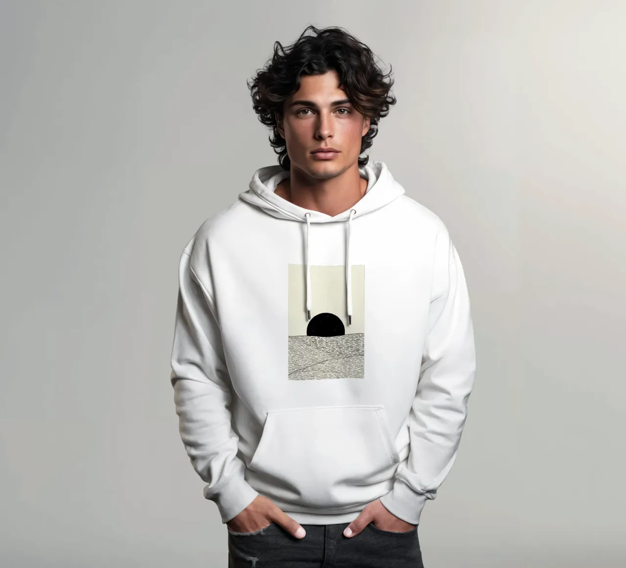 Horizon felpa con cappuccio da Graphite