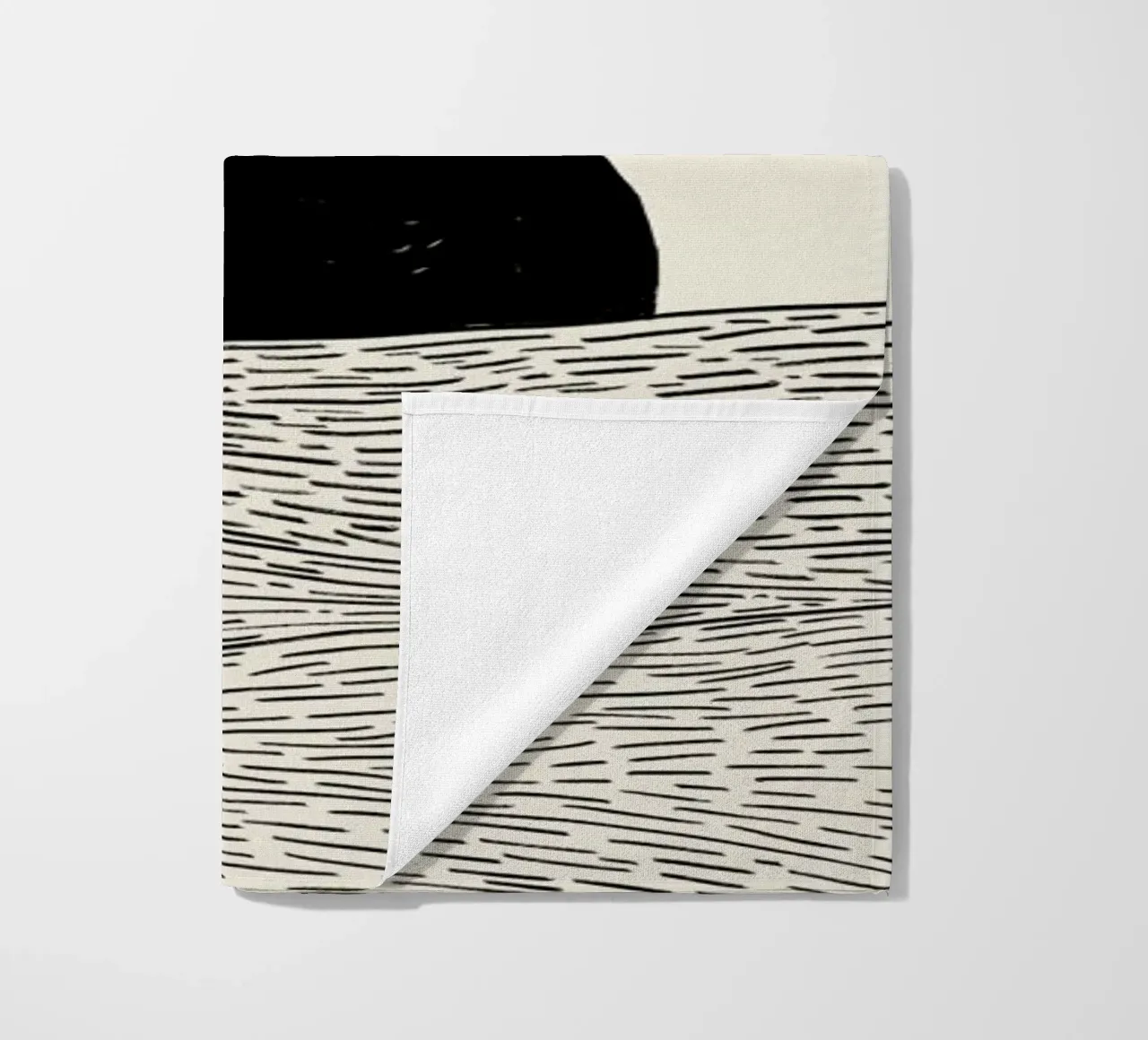 Horizon beach towel by Graphite