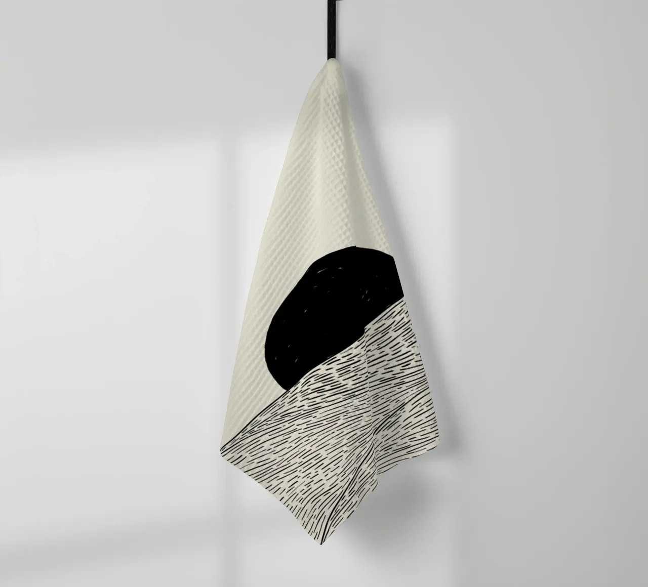 Horizon tea towel by Graphite