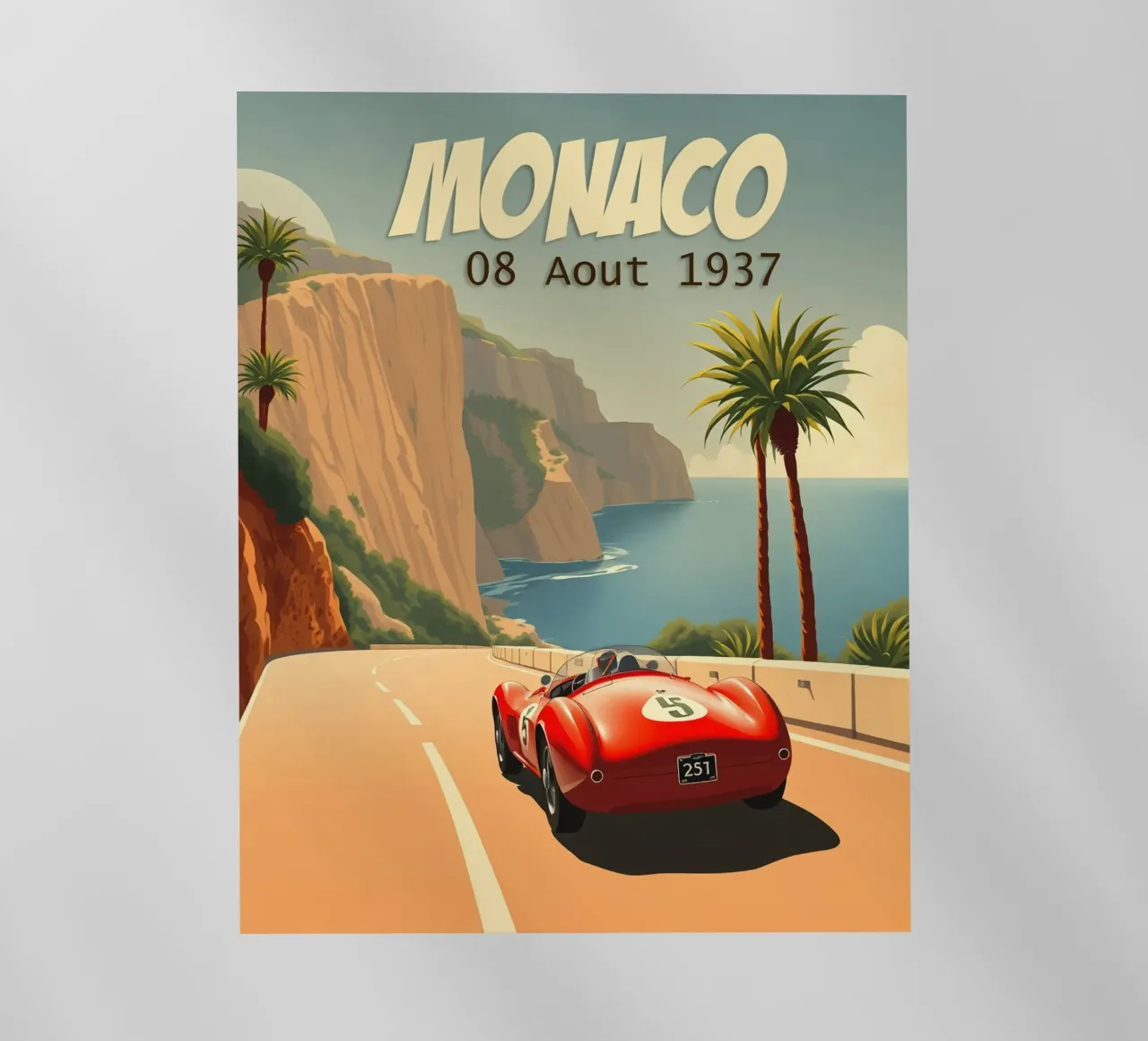 Gran Premio classico di Monaco pellicola backlit da HicksShop
