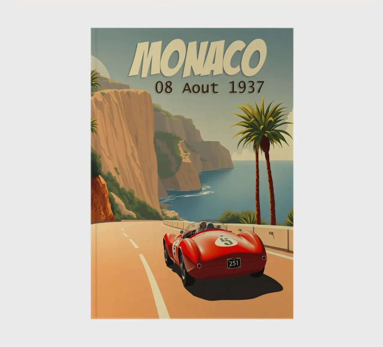 Classic Grand Prix monaco notebook by HicksShop