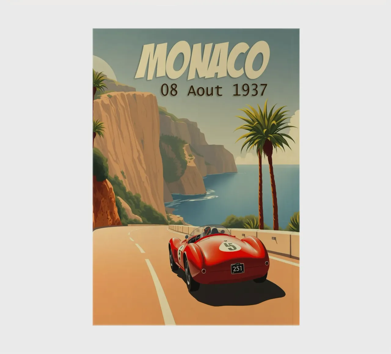 Classic Grand Prix monaco notebook by HicksShop
