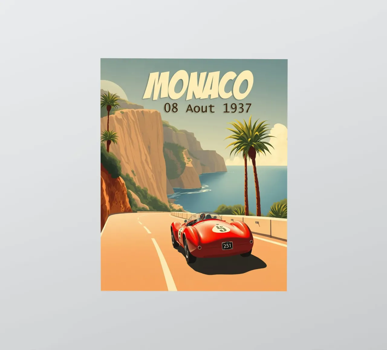 Gran Premio classico di Monaco adesivo da HicksShop