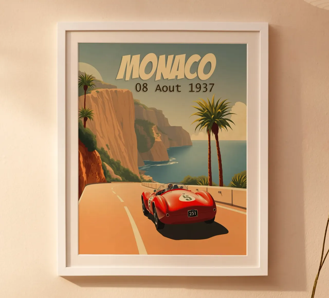 Gran Premio classico di Monaco carta hahnemühle da HicksShop