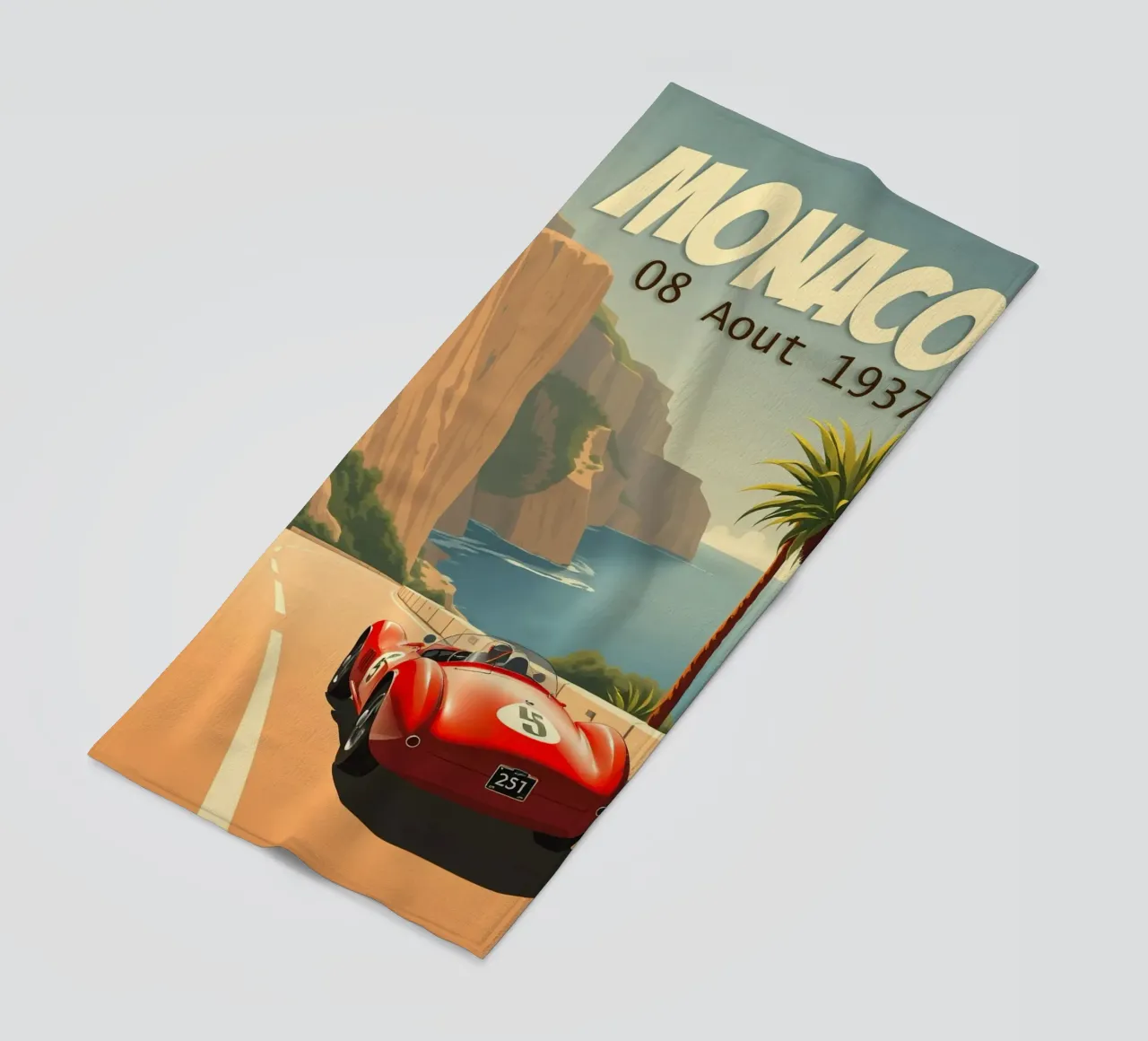 Gran Premio classico di Monaco telo mare da HicksShop