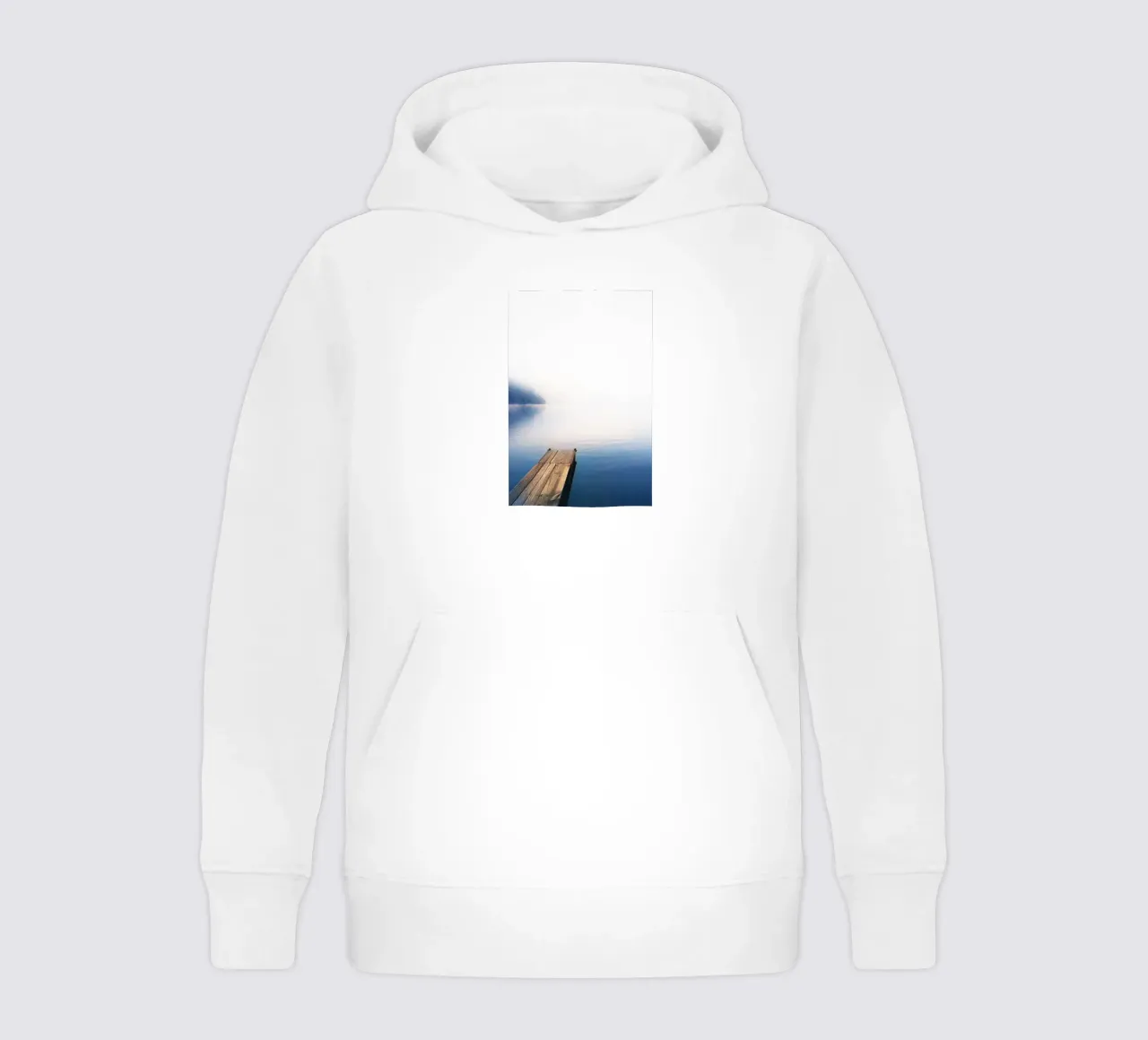 Boot Dock op Lake Photography kinder hoodie van rapunsell