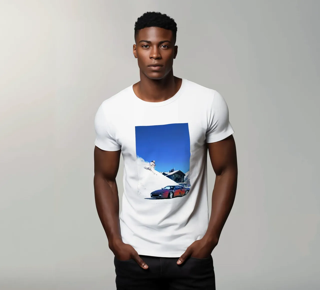 auto e sci t-shirt da rapunsell