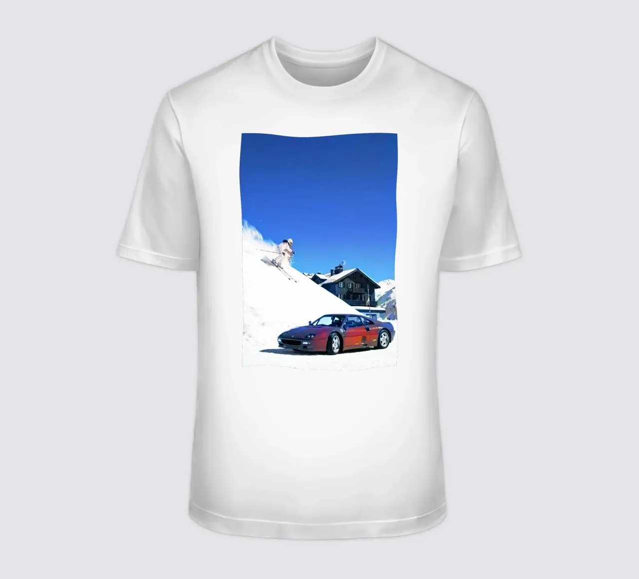auto e sci t-shirt da rapunsell