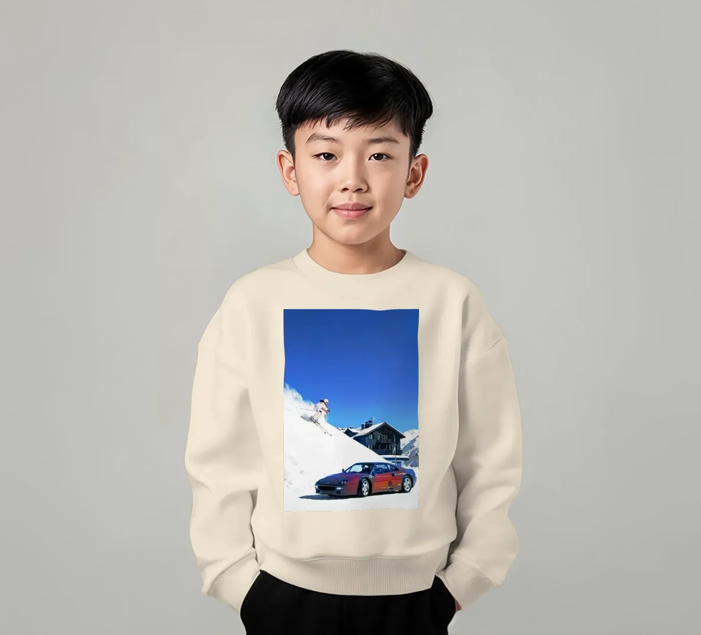 car and ski felpa bambino da rapunsell