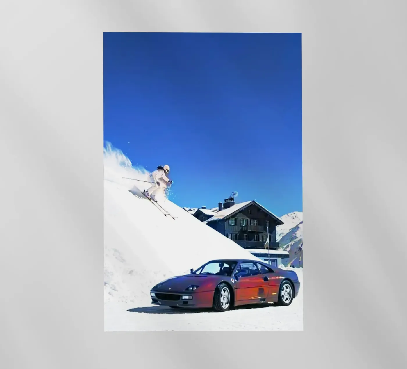 car and ski pellicola backlit da rapunsell