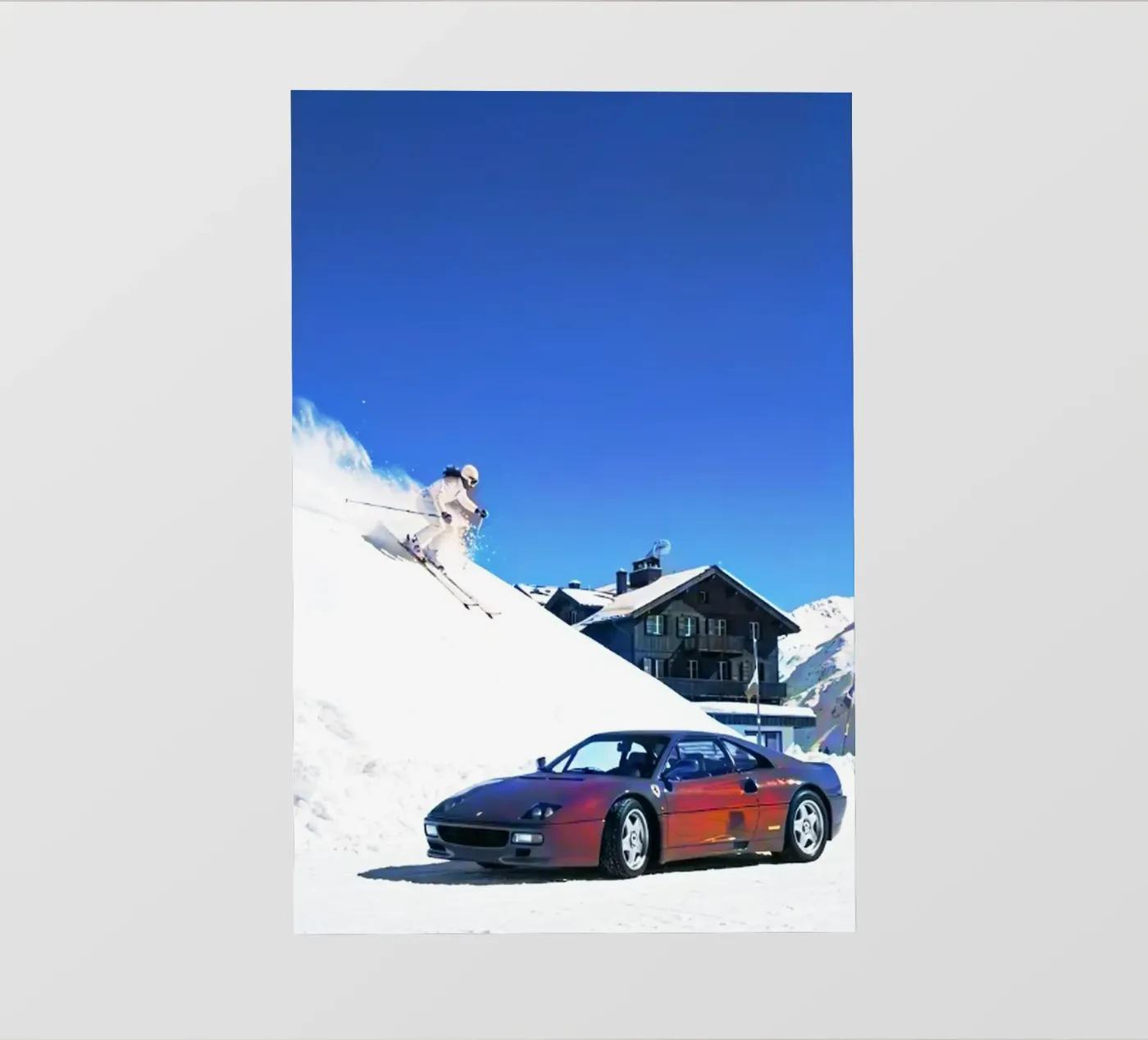 Auto und Ski Backlit Folie von rapunsell