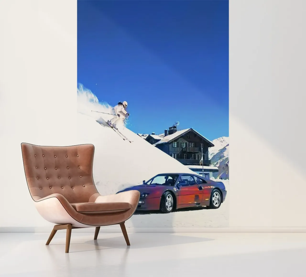 car and ski photo wallpaper by rapunsell