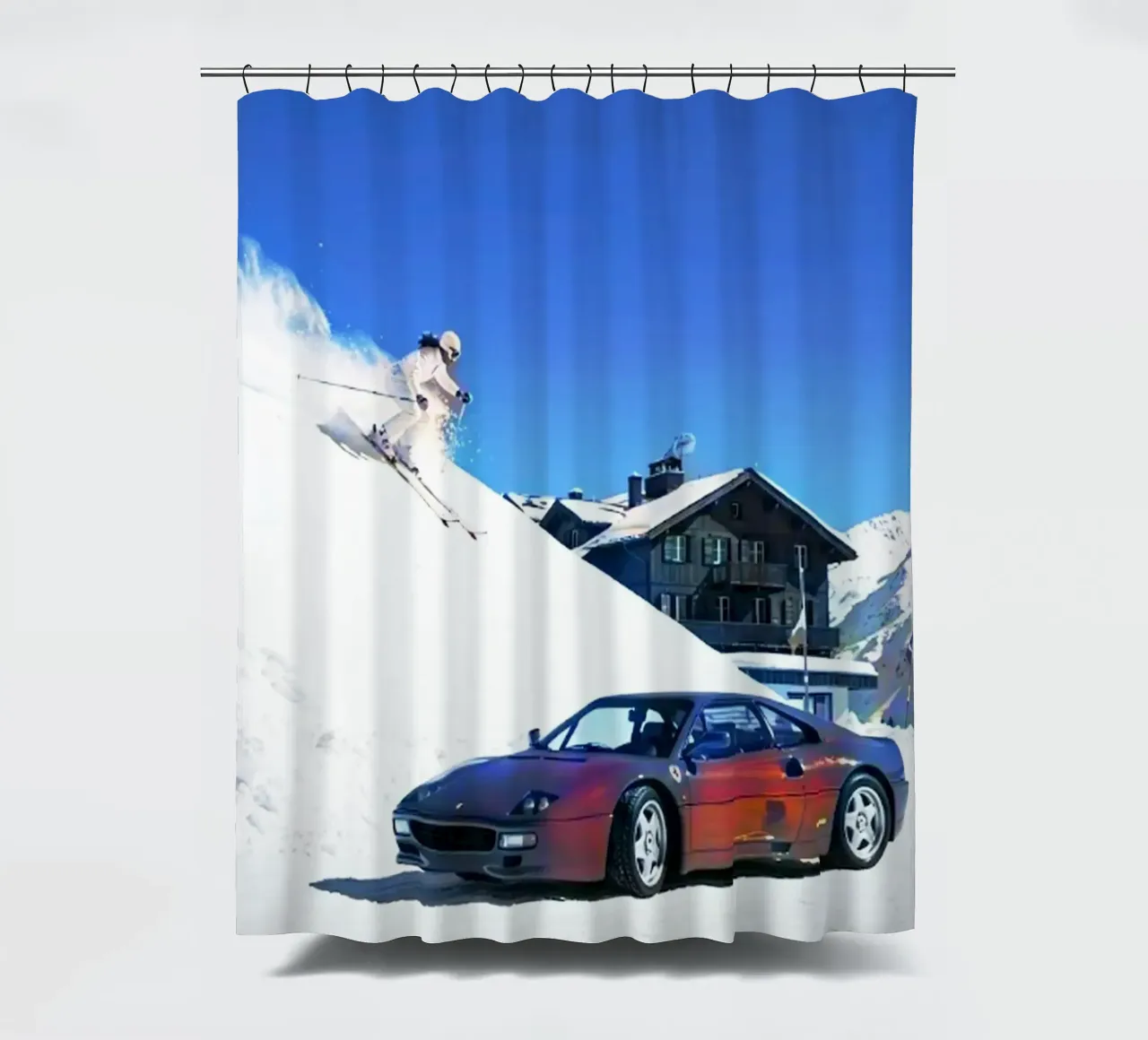 auto e sci tenda da doccia da rapunsell
