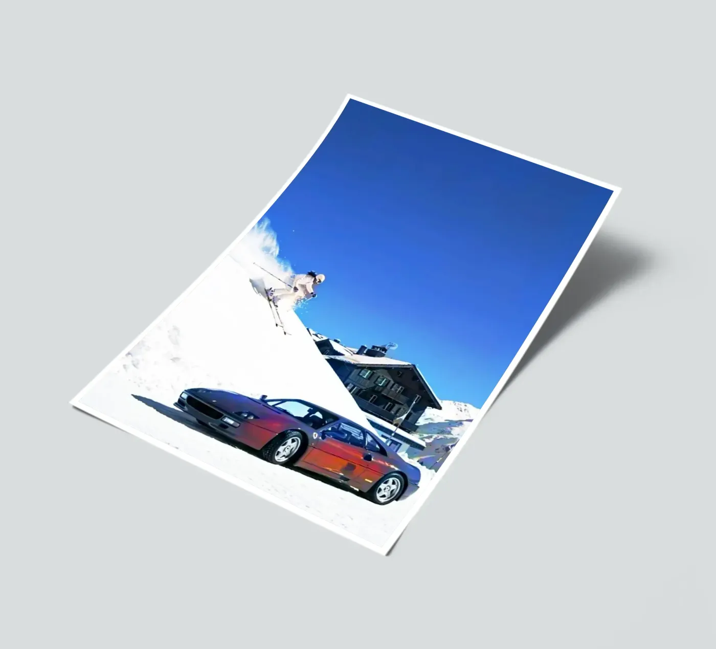 Auto und Ski Stickerbogen von rapunsell