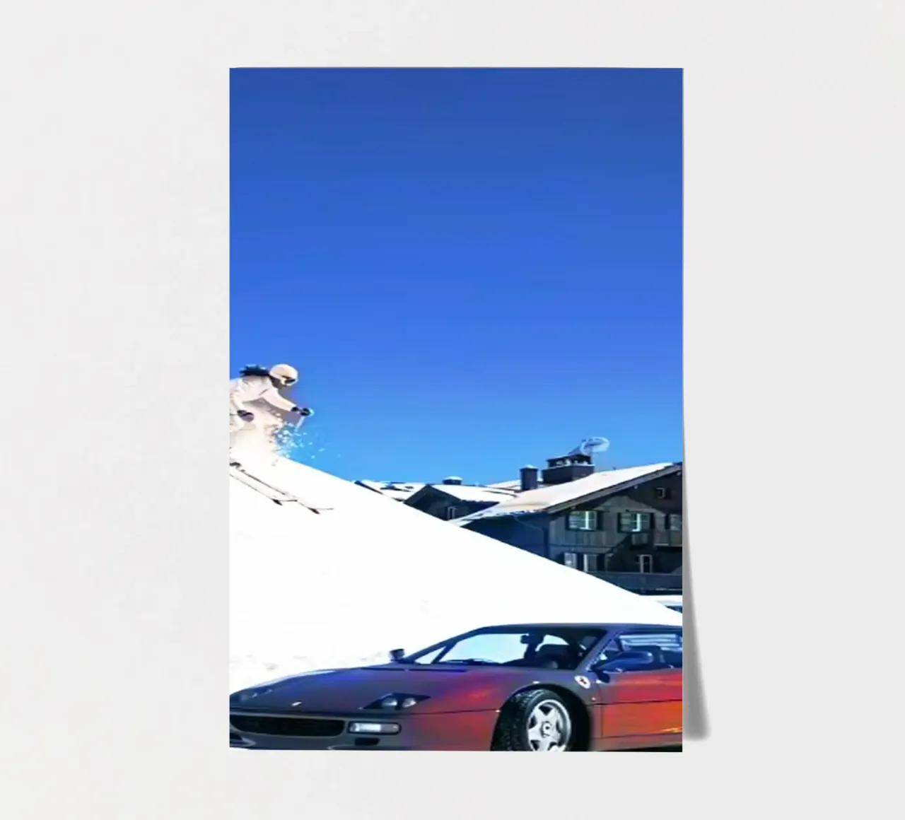 auto e sci foglio adesivo da rapunsell